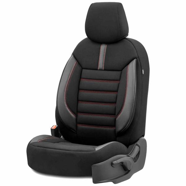 Auto Sitzbezug Set Universal Vorne und Hinten Komfortabel Komplett Set